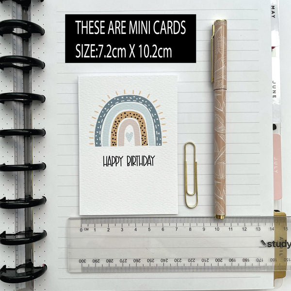 Set of 4: MINI Cards: Assorted