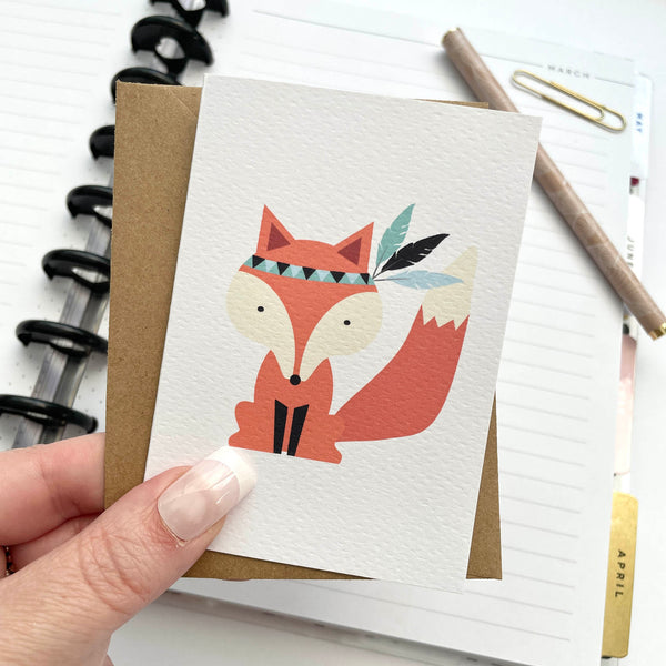 Single (1): MINI Card - Fox