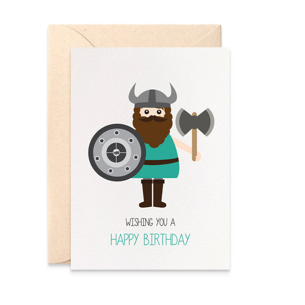 Viking Greeting Card by mumandmehandmadedesigns- An Australian Online Stationery and Card Shop