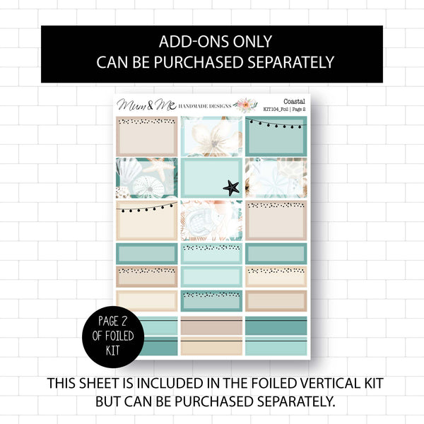 Foiled Kit: Coastal (SILVER FOIL)