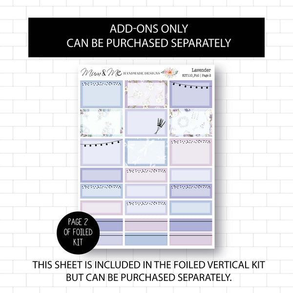 Foiled Kit: Lavender (SILVER FOIL)