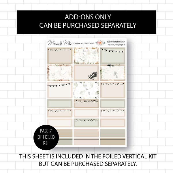 Foiled Kit: Boho Watercolour (GOLD FOIL)