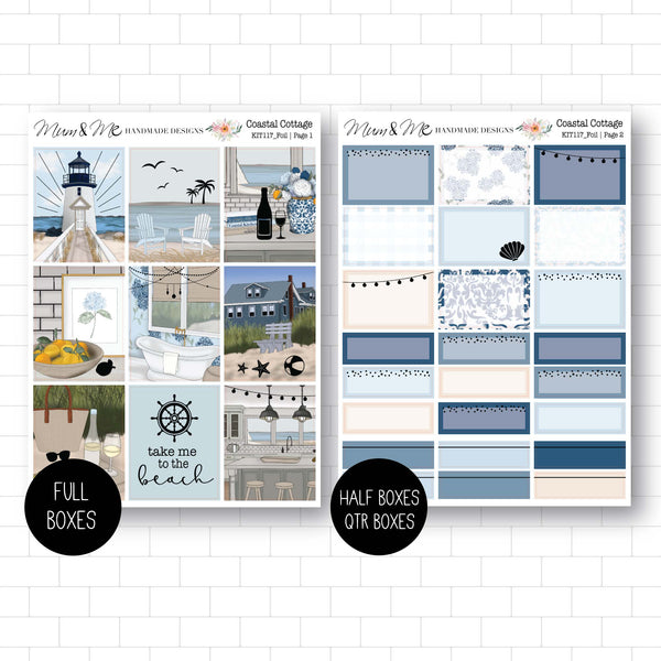 Foiled Kit: Coastal Cottage (SILVER FOIL)