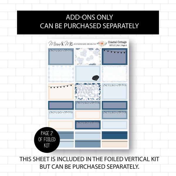 Foiled Kit: Coastal Cottage (SILVER FOIL)