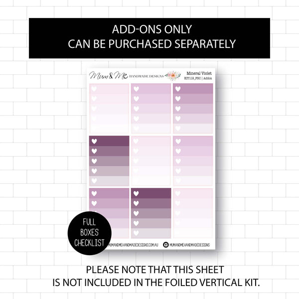 Foiled Kit: Mineral Violet (ROSE GOLD FOIL)