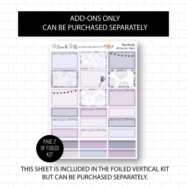 Foiled Kit: The Porch (SILVER FOIL)