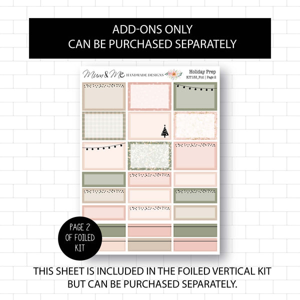 Foiled Kit: Holiday Prep (GOLD FOIL)