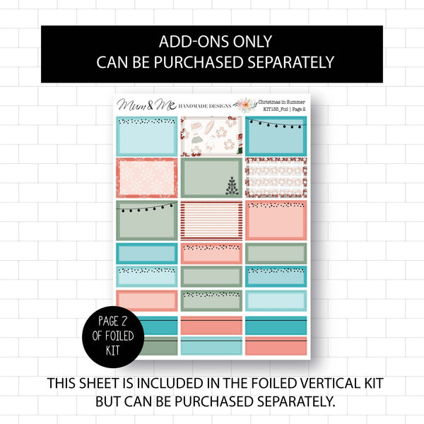 Foiled Kit: Christmas in Summer (SILVER FOIL)