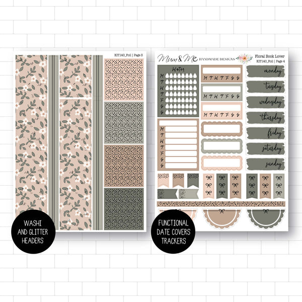 Foiled Kit: Floral Book Lover (ROSE GOLD FOIL)