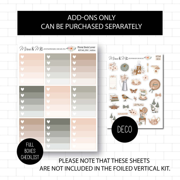 Foiled Kit: Floral Book Lover (ROSE GOLD FOIL)