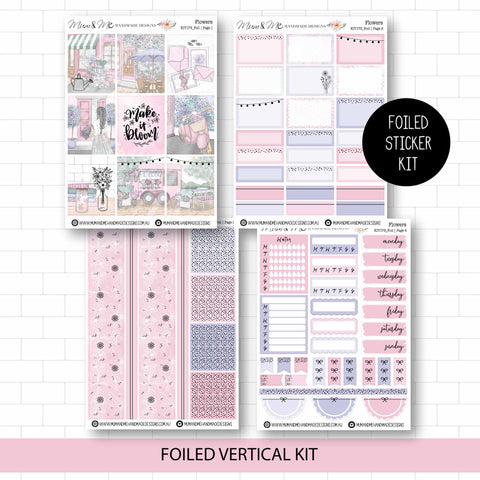 Foiled Kit: Flowers (SILVER FOIL)