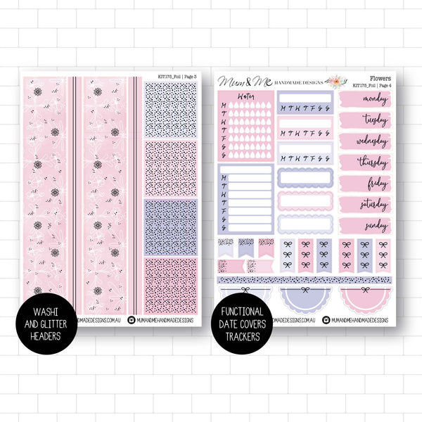 Foiled Kit: Flowers (SILVER FOIL)
