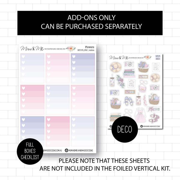 Foiled Kit: Flowers (SILVER FOIL)