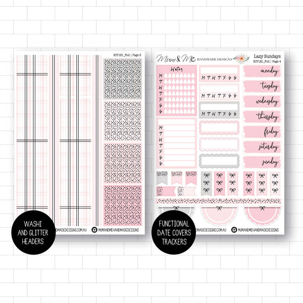 Foiled Kit: Lazy Sundays (SILVER FOIL)
