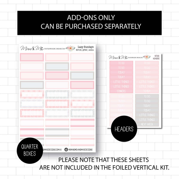 Foiled Kit: Lazy Sundays (SILVER FOIL)