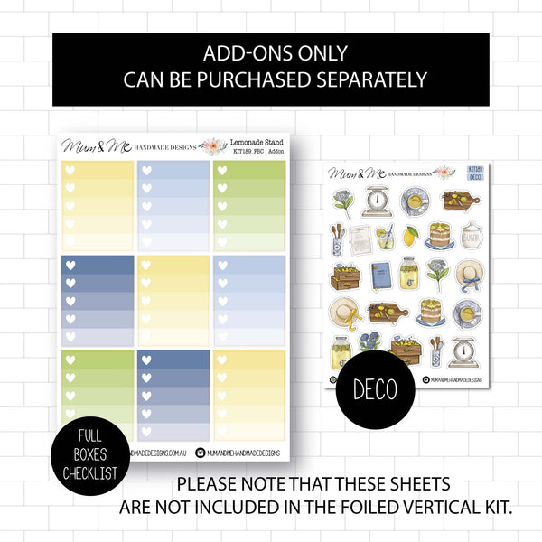 Foiled Kit: Lemonade Stand (SILVER FOIL)