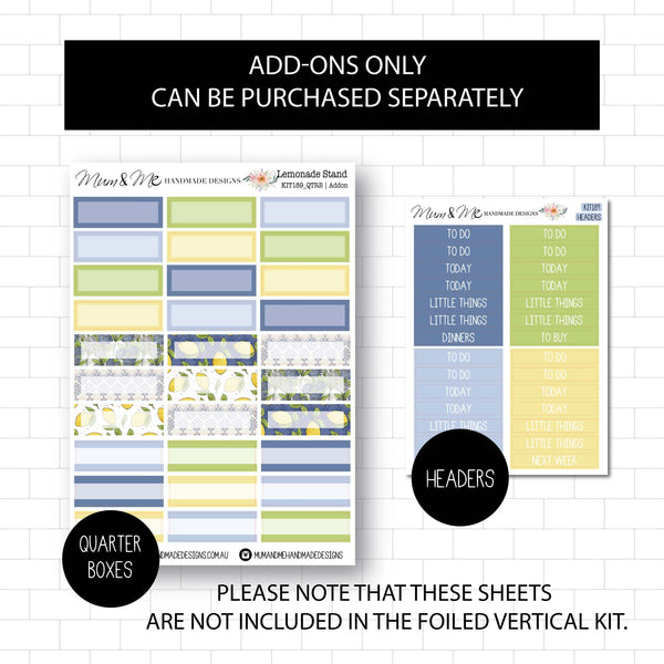 Foiled Kit: Lemonade Stand (SILVER FOIL)