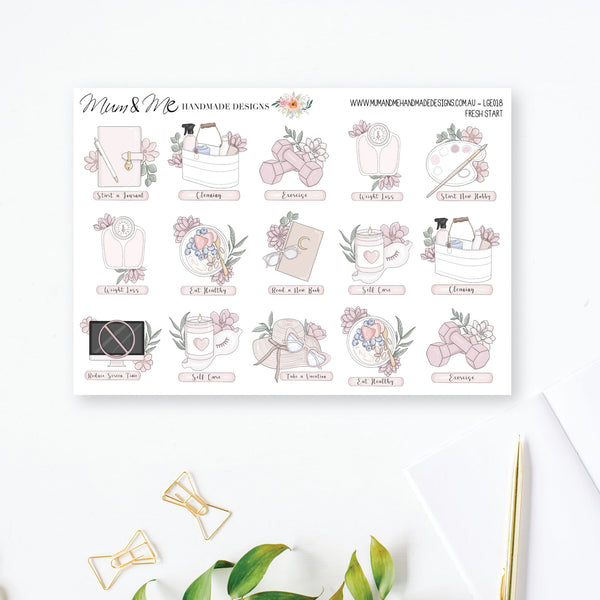 Stickers: Fresh Start