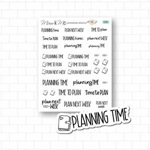 Script Icon: Planning Time