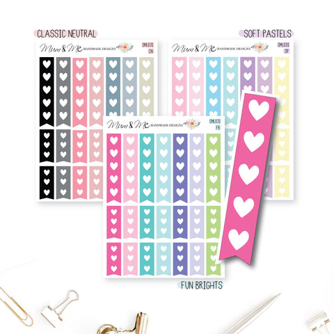Stickers: Heart Checklists