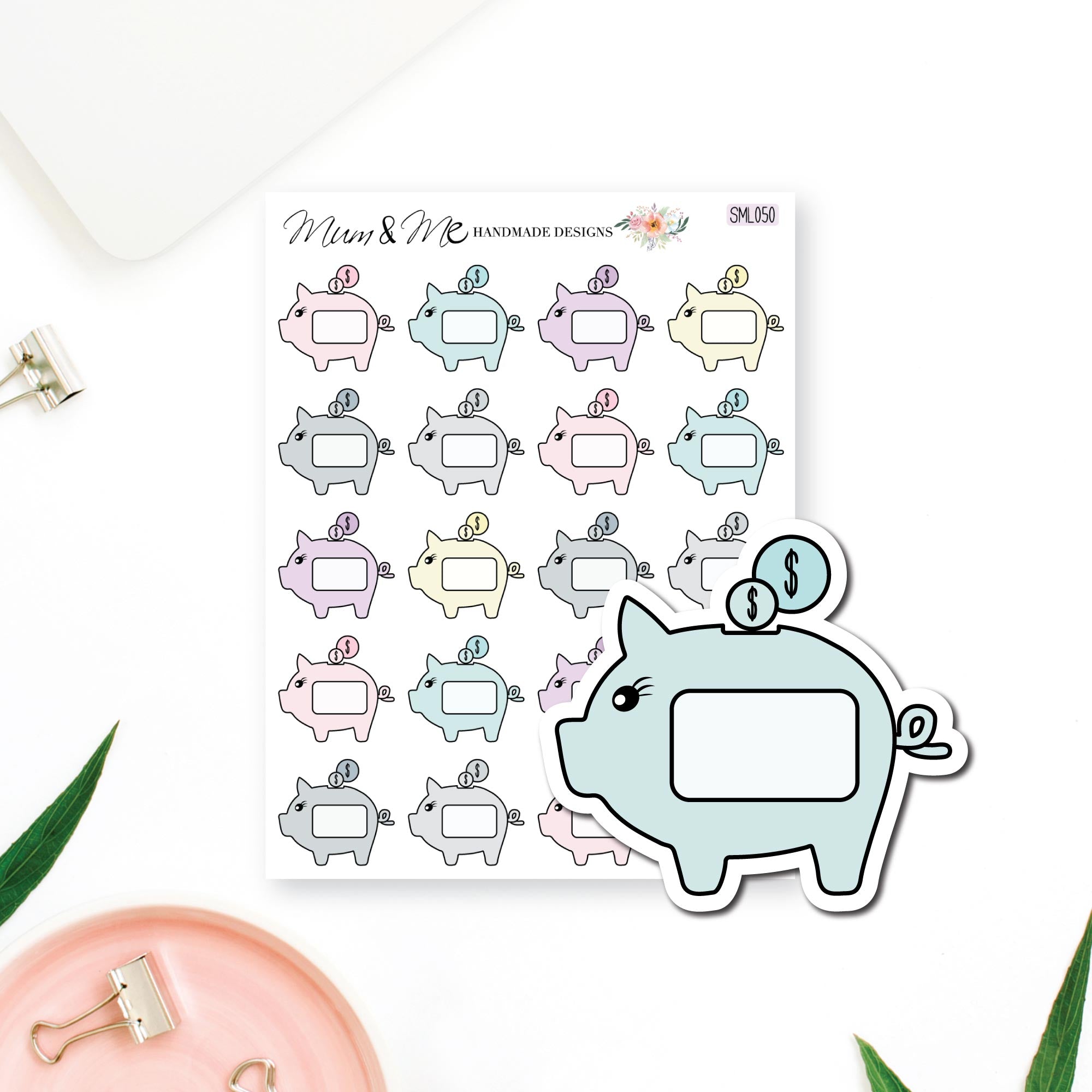 Stickers: Piggy Bank