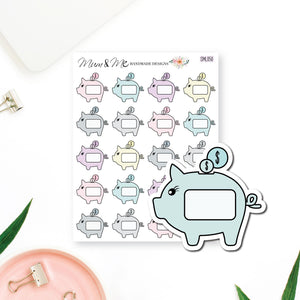 Stickers: Piggy Bank