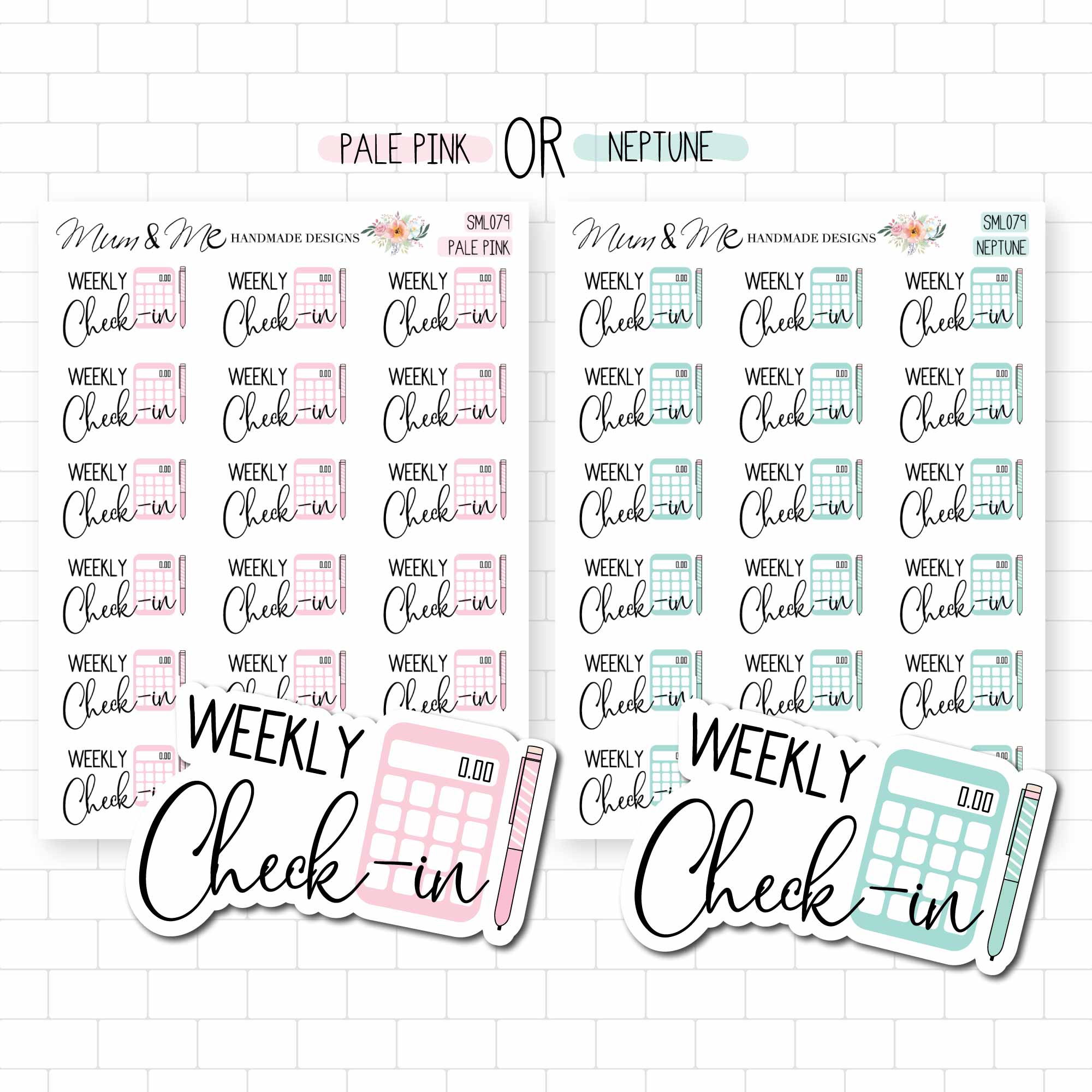 Stickers: Weekly Check:in