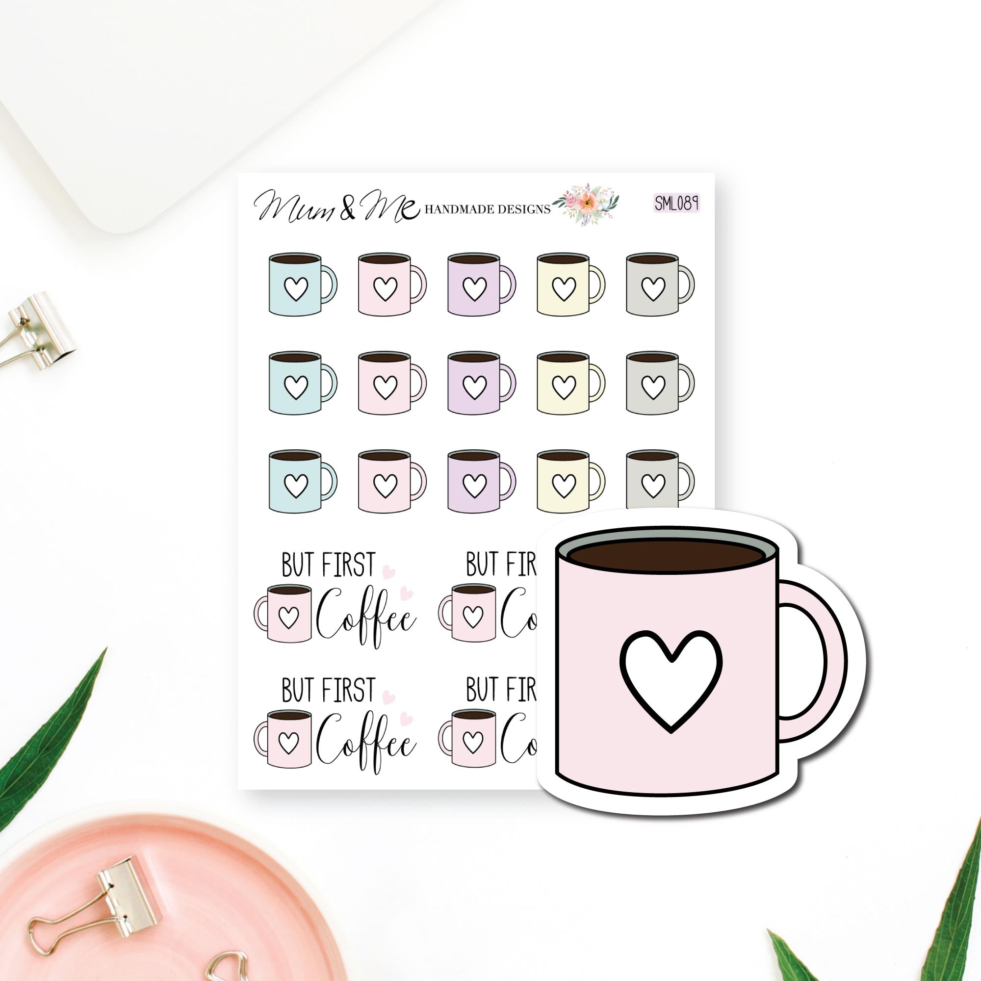 Stickers: But First Coffee