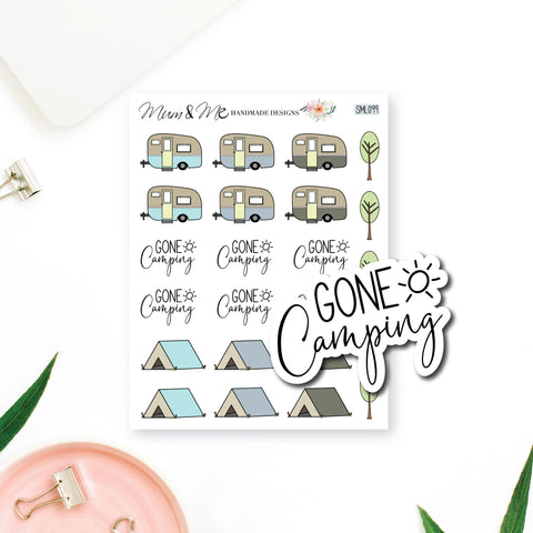 Stickers: Gone Camping