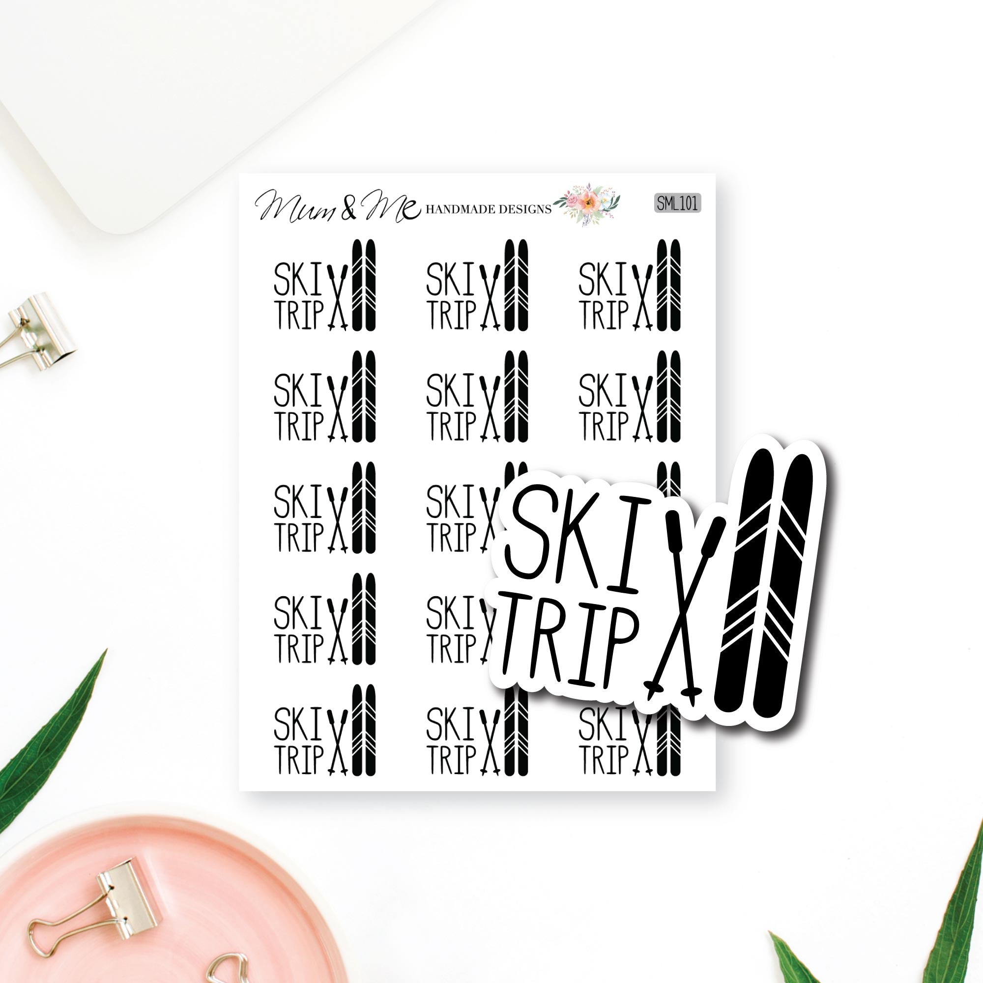 Stickers: Ski Trip