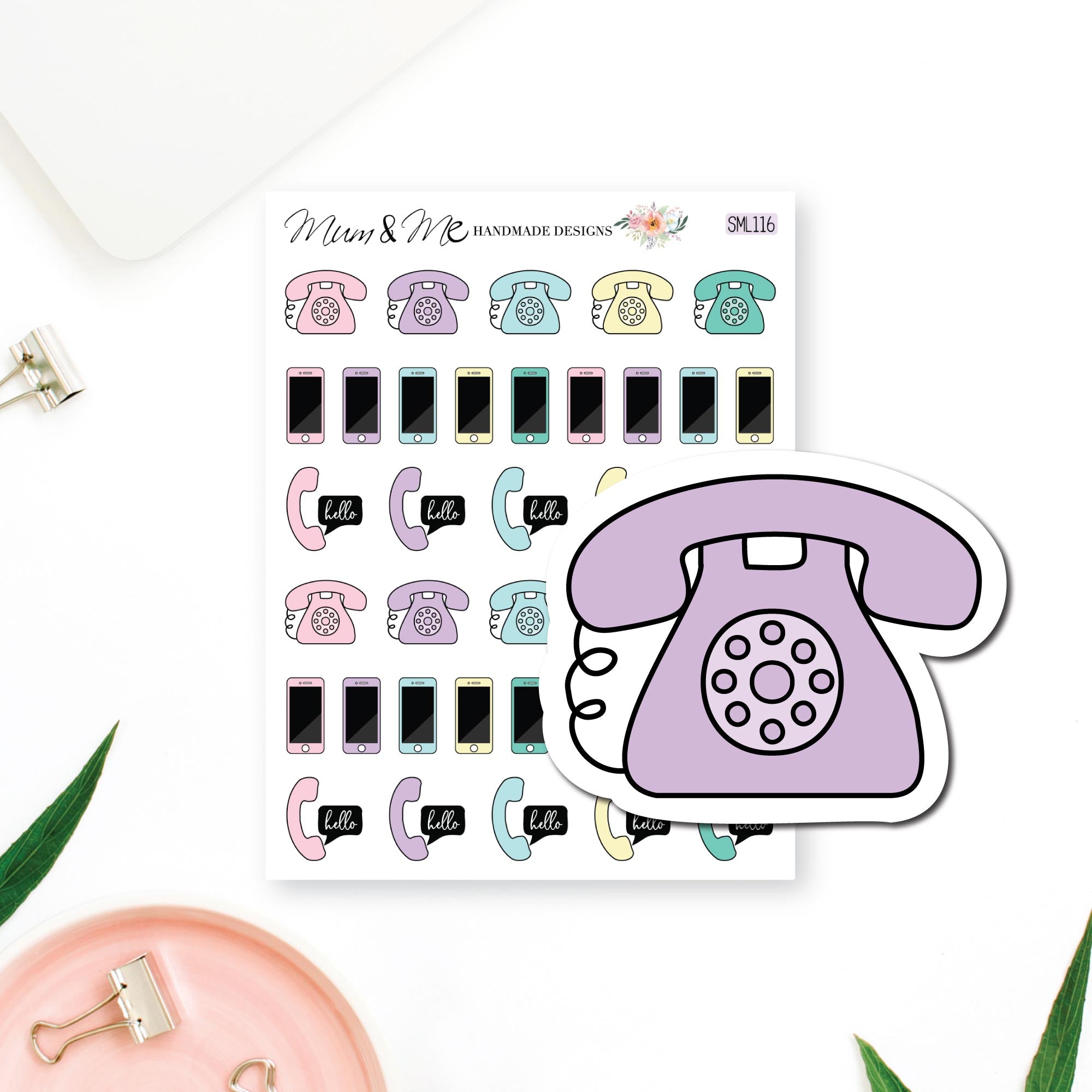 Stickers: Phone Call