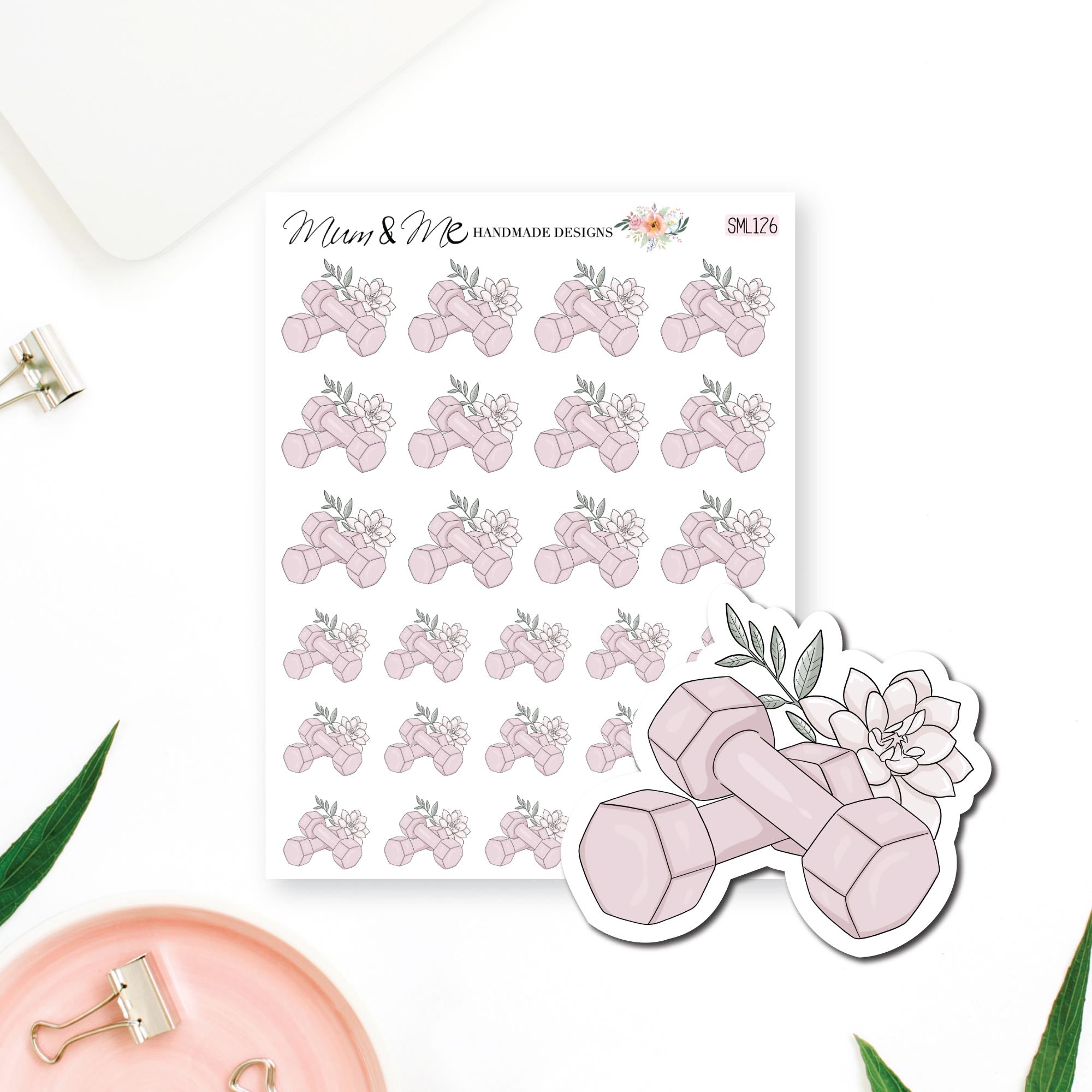 Stickers: Exercise Floral