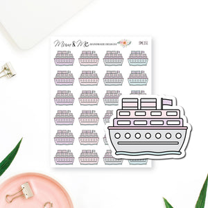 Stickers: Cruise Ship