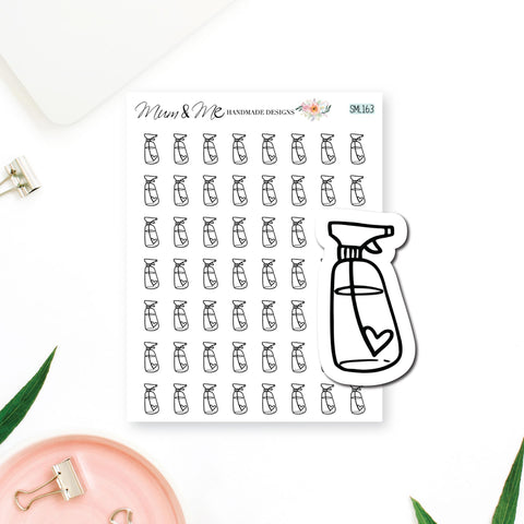 Stickers: B/W Cleaning Spray