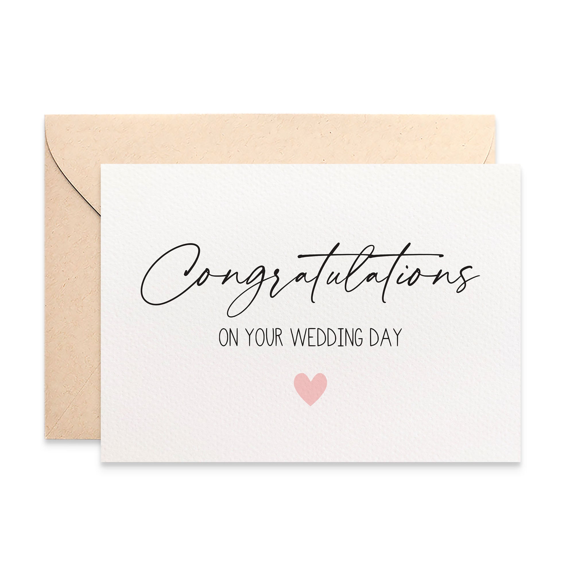 Congratulations Wedding Greeting Card by mumandmehandmadedesigns- An Australian Online Stationery and Card Shop